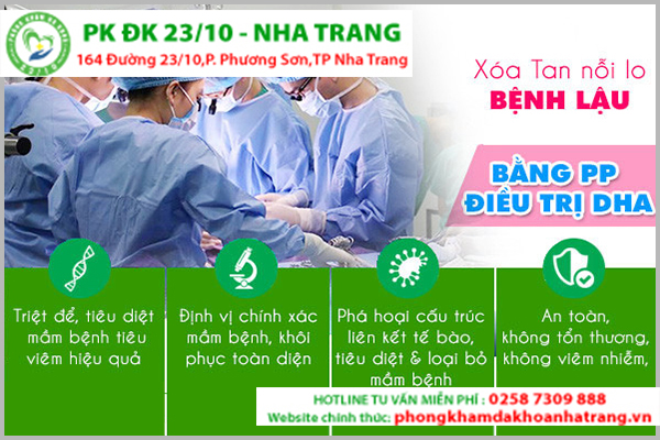  Hỗ trợ hỗ trợ điều trị lậu bằng kỹ thuật DHA