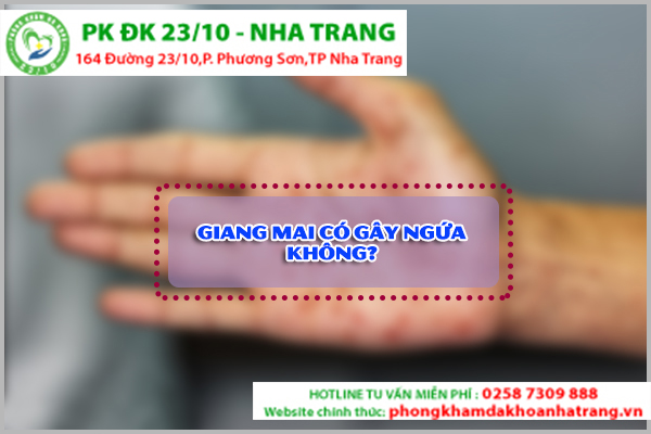 Giang mai có gây ngứa không?