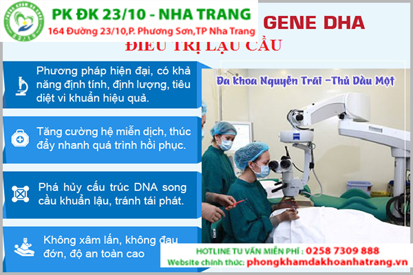 Phương pháp hỗ trợ điều trị bệnh lậu hiệu quả bằng GENE DHA